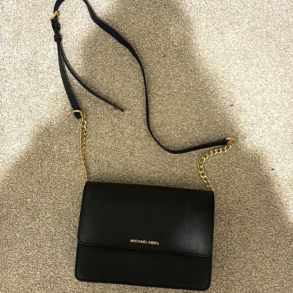 Michael Kors black purse.